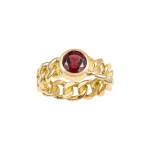 Anel Trionfo Golden Garnet