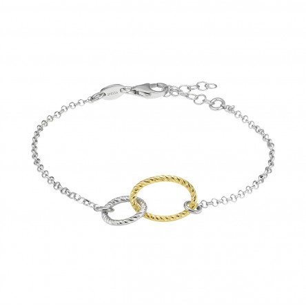 Pulsera Brillare Gold & Silver Oval Links