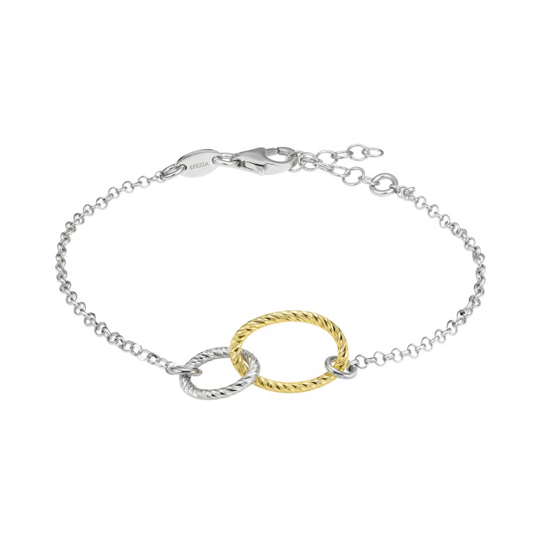 Pulsera Brillare Gold & Silver Oval Links
