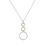 Collar Brillare Silver & Gold Bright Circles