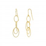Pendientes Brillare Gold Bright Circles