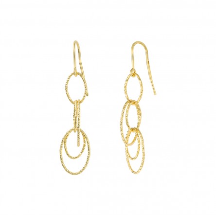 Pendientes Brillare Gold Bright Circles