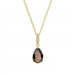 Collar Bella Smoky Quartz