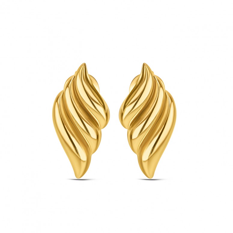 Pendientes Wave Golden