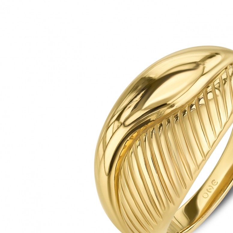 Anel Pliss� Golden