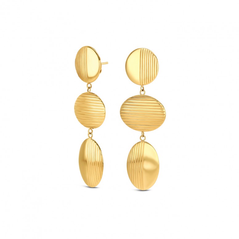 Pliss� Long Golden Earrings