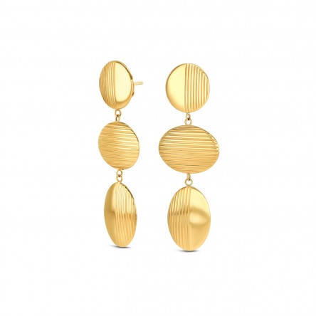 Pliss� Long Golden Earrings
