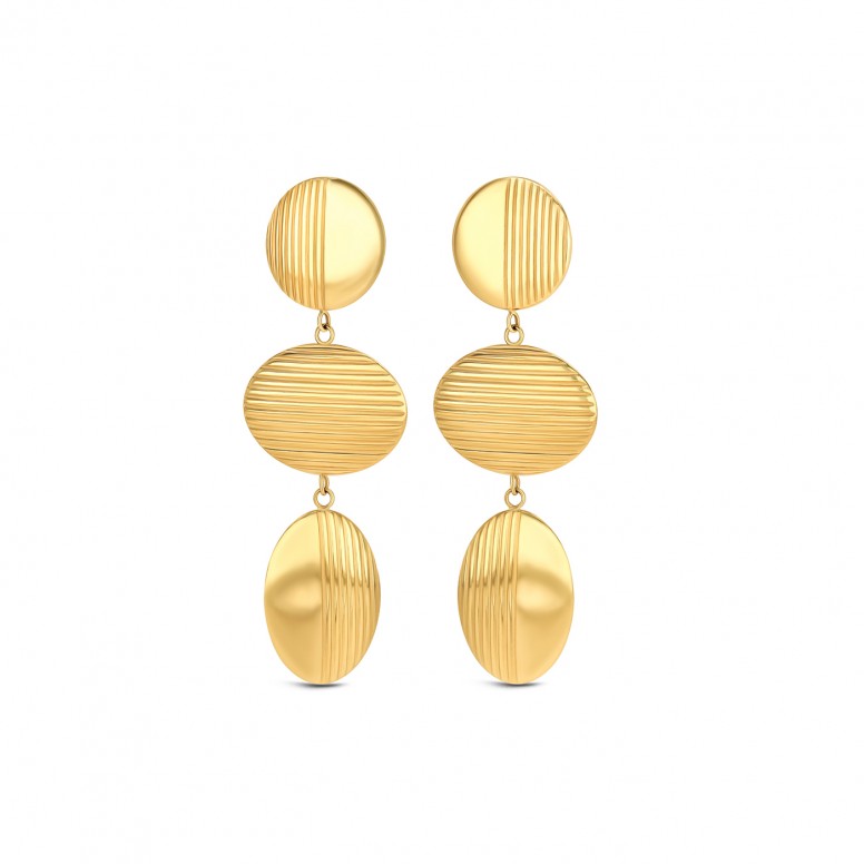 Pliss� Long Golden Earrings