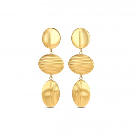 Pliss� Long Golden Earrings