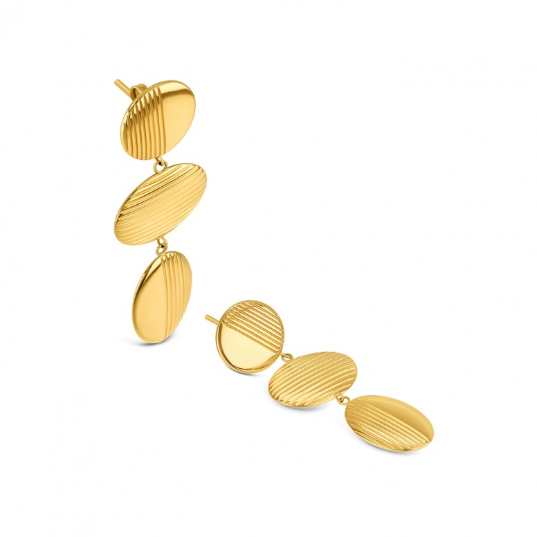 Pliss� Long Golden Earrings