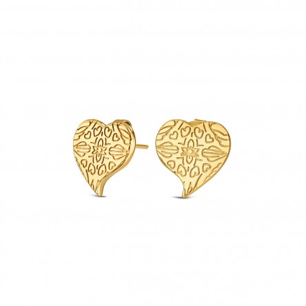 Alma Hearty Golden Earrings