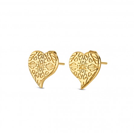 Alma Hearty Golden Earrings