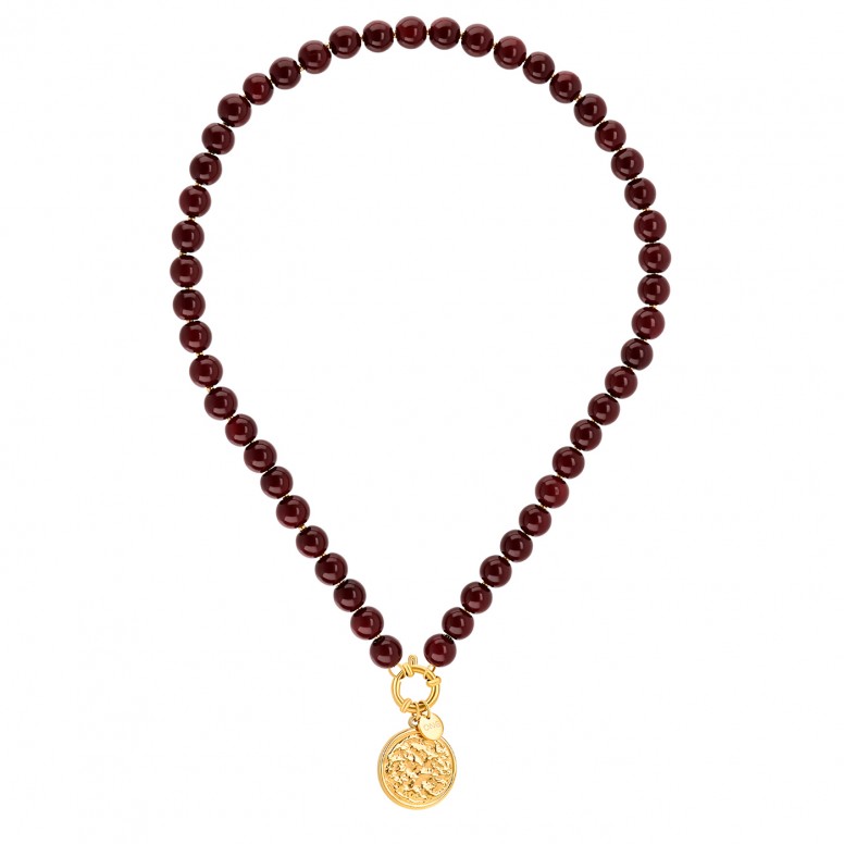 Collar Carmela Red Flame