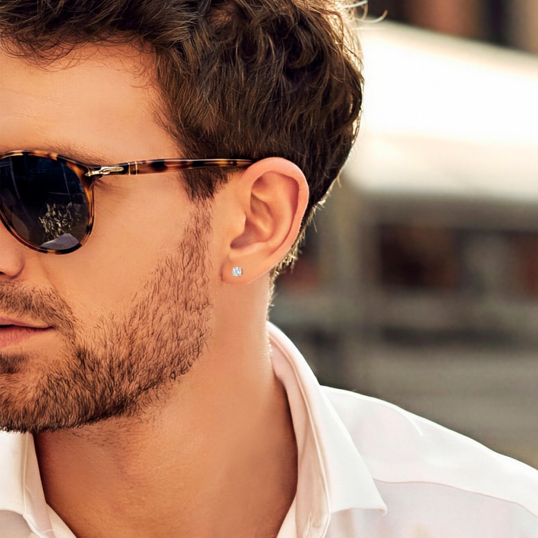 Pendientes Plata Essential White  II