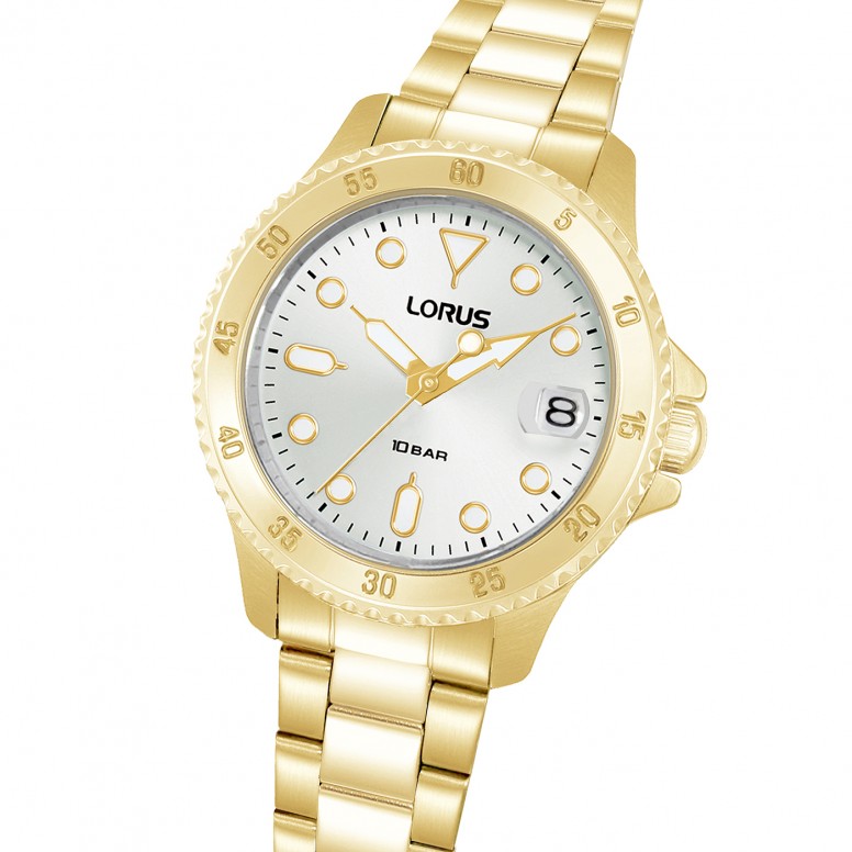 Rel�gio Sports Dourado