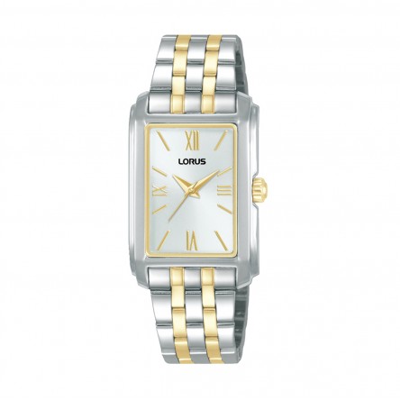 Reloj Classic Rectangular Bicolor