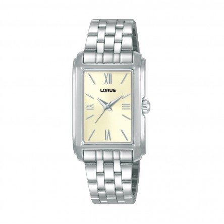 Rel�gio Classic Rectangular Prateado