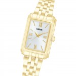 Classic Rectangular Gold Watch