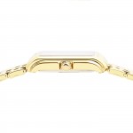 Classic Rectangular Gold Watch