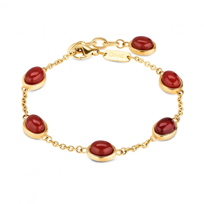 Pulseira Salina Oval Warm Red