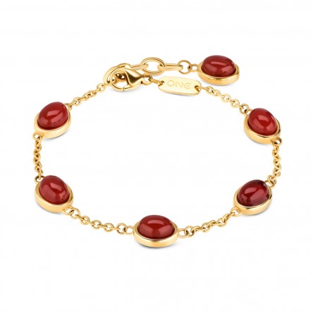 Pulseira Salina Oval Warm Red