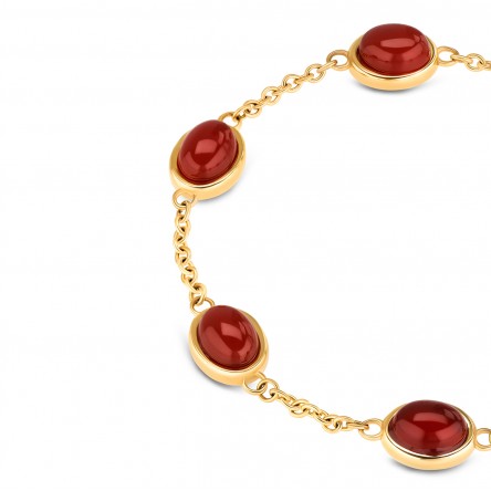 Pulseira Salina Oval Warm Red