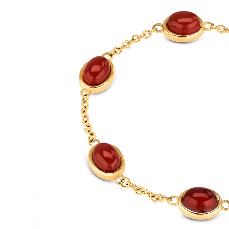 Pulseira Salina Oval Warm Red