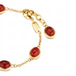 Pulseira Salina Oval Warm Red