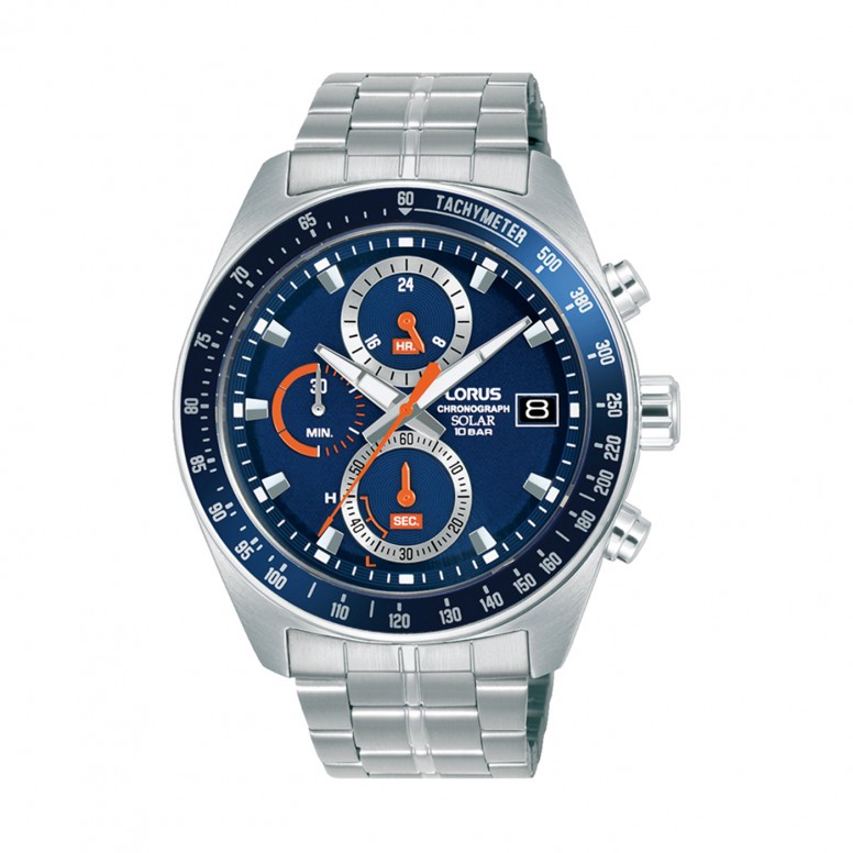 Reloj Solar Chronograph Azul
