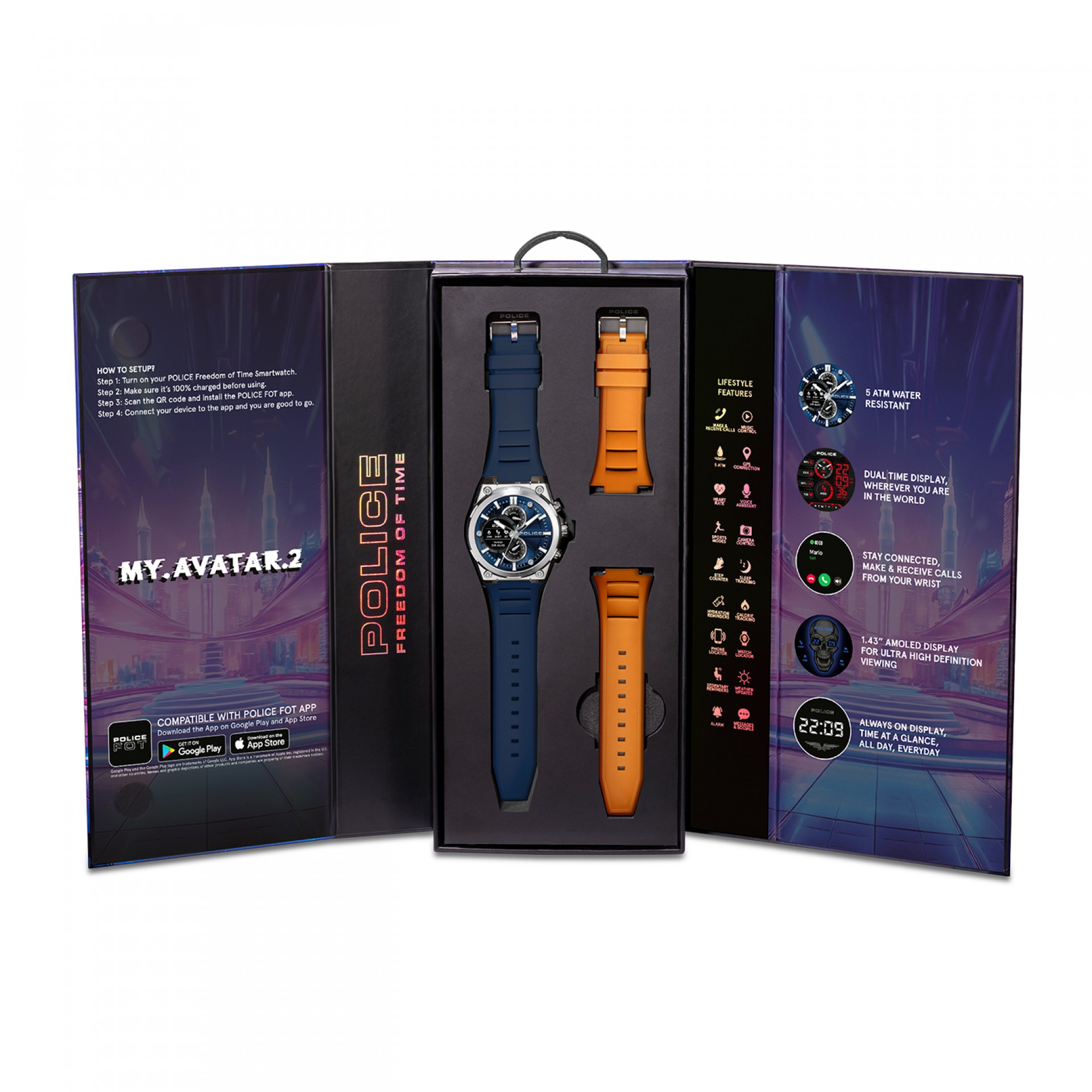 My.Avatar Blue Smartwatch