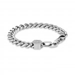 Pulseira Hinged Shiny Prateada