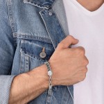 Pulseira Hinged Shiny Prateada