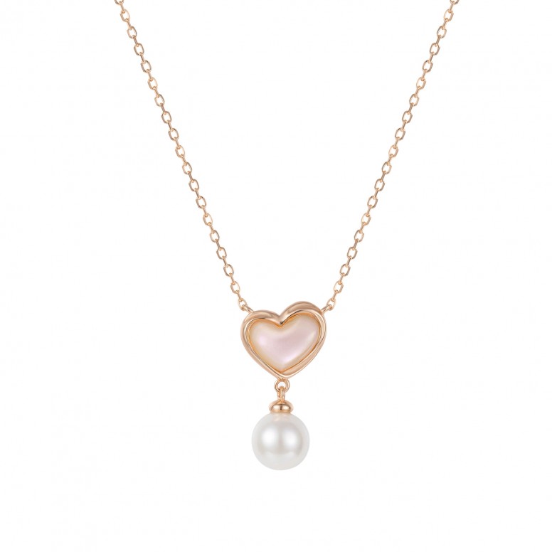 Colar Heart & Pearl II