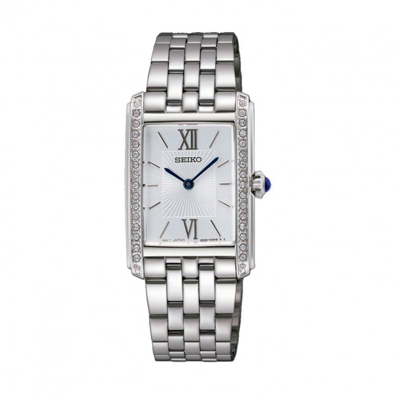 Reloj Ladies Rectangular Plateado