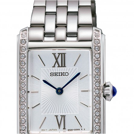 Rel�gio Ladies Rectangular  Prateado