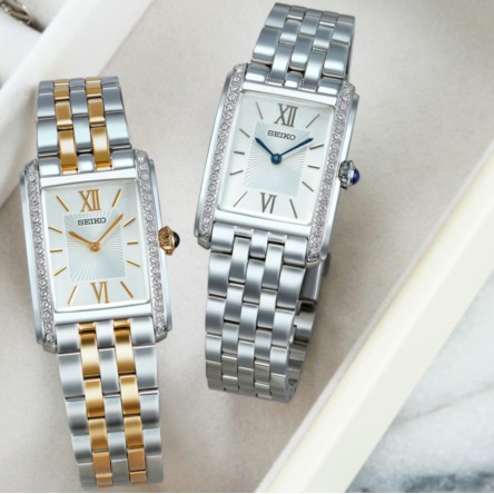 Rel�gio Ladies Rectangular  Prateado