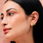 Conjunto de Pendientes Pliss� Golden