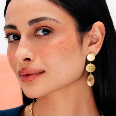 Pliss� Long Golden Earrings