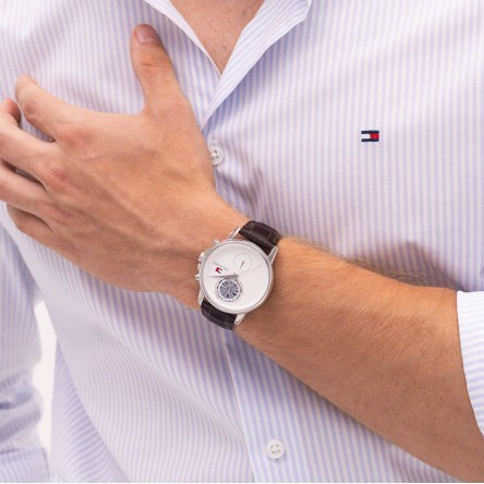 White Leather Watch