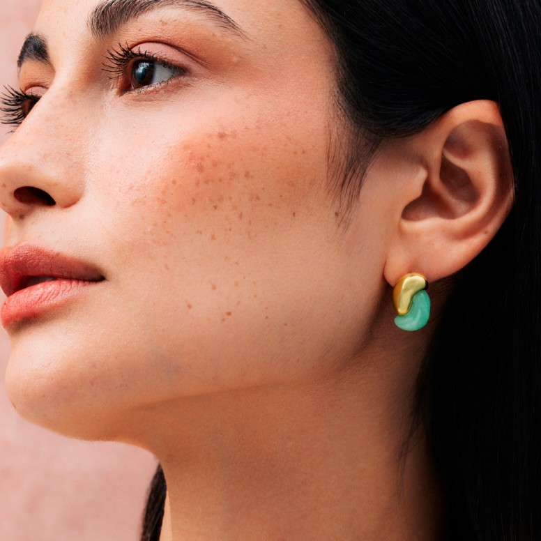 Pendientes Salina Green Mint