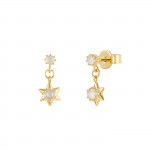 Pendientes White Stars