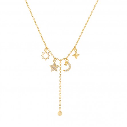 Collar Spark Moon & Stars
