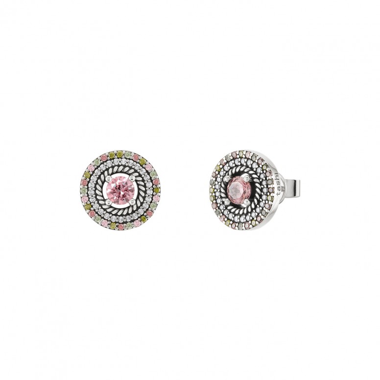 Pendientes Hawaii Verde y Rosa