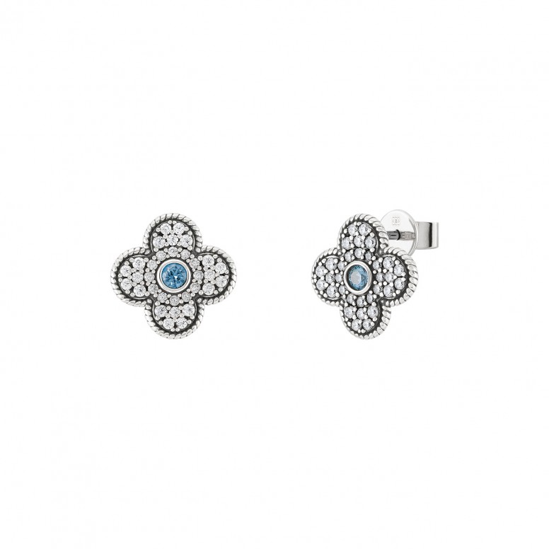 Pendientes Hawaii Azul
