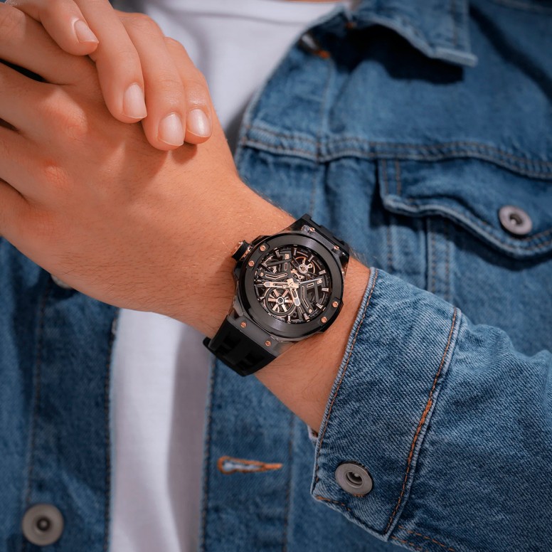 Rel�gio Cyclone Preto
