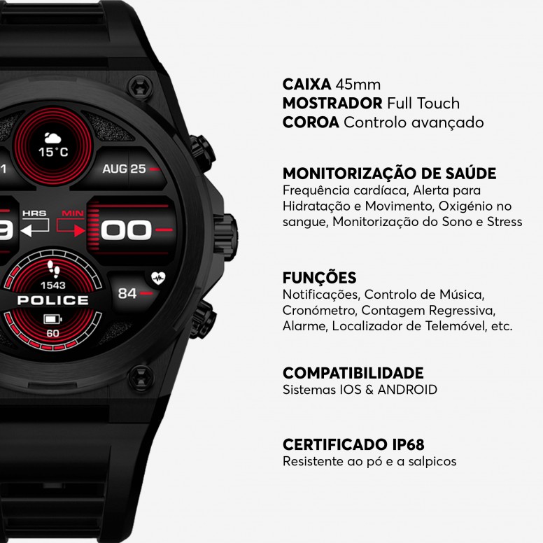 Reloj Smartwatch My.Avatar Negro