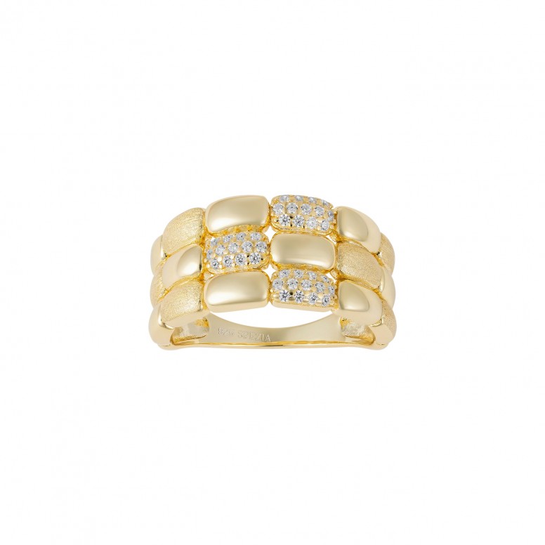 Anillo Trionfo Golden Mosaic