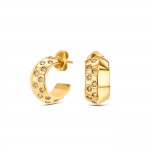 Brincos Chess Crystal Golden