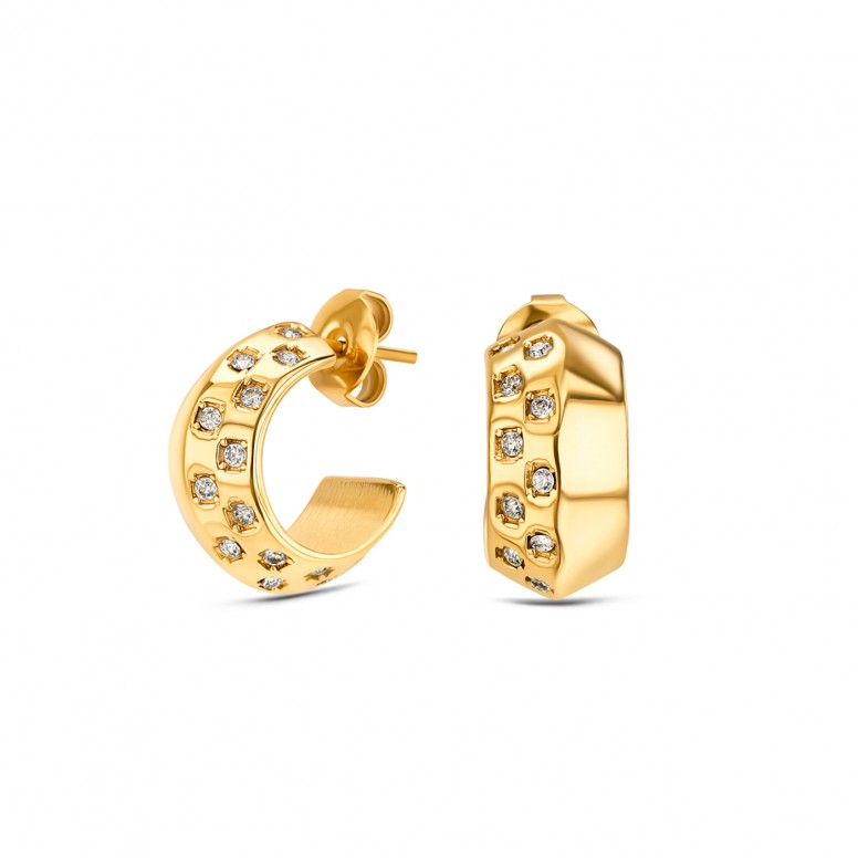 Brincos Chess Crystal Golden