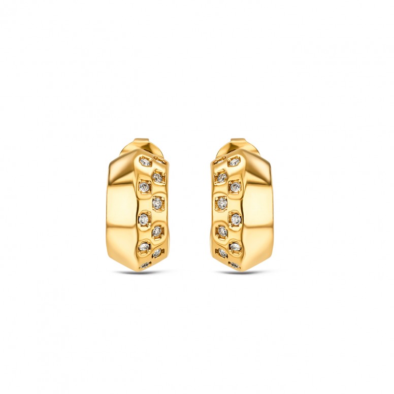 Brincos Chess Crystal Golden